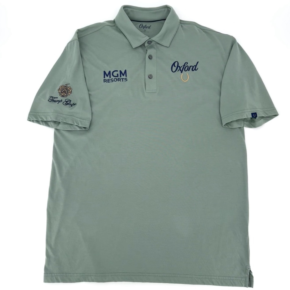Oxford Trump Golf MGM Resorts Polo Shirt